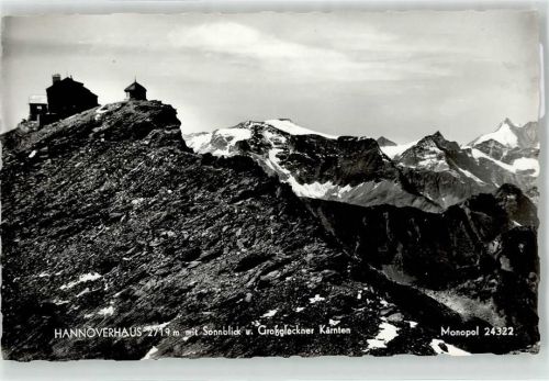 Hannoverhaus Berghütte Sonnblick Großglockner Hüttenstempel