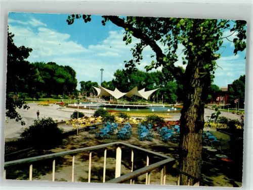 Köln Deutz 105 1971 Tatzbrunnen Rheinpark