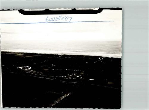 Langeoog Fliegeraufnahme Ort handschrfitlich Foto Original aus Archiv eines Ansichtskartenverlags