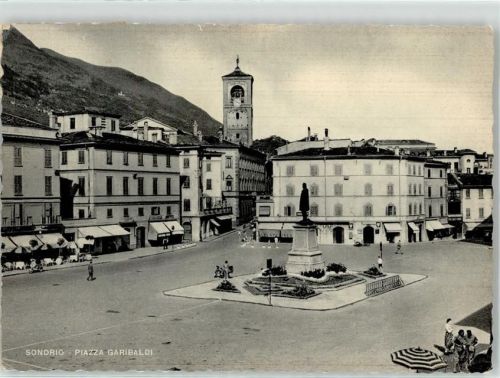 Sondrio Denkmal Piazza Garibaldi