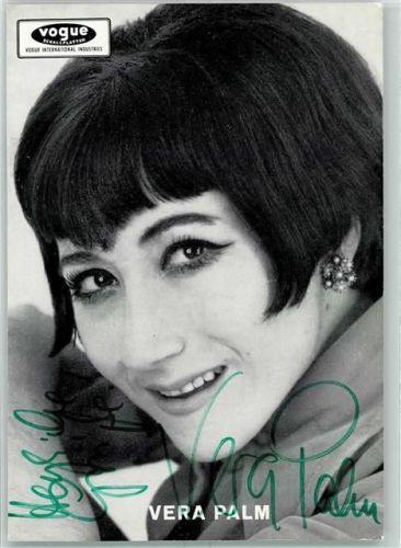 Vera Palm Autogramm origin. Unterschrift