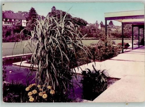 Wiehl Kurpark Foto Original aus Archiv eines Ansichtskartenverlages
