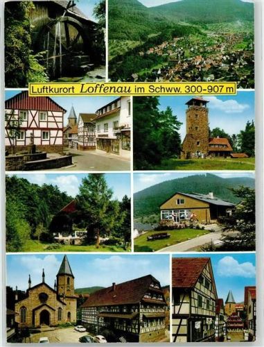 Loffenau Turm Wasserrad