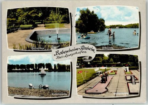 Bobenheim-Roxheim Silbersee Badestelle Minigolfplatz Altrhein Segelboot