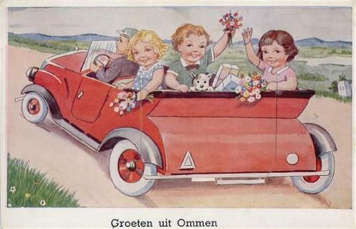 Ommen Ommen (Niederlande) Leporello Auto I-II