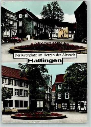 45525 W4320 Hattingen , Ruhr - Kirchplatz