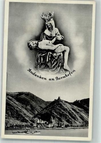 Kamp-Bornhofen 1943 mit Burg Sterrenberg und Burg Liebenstein