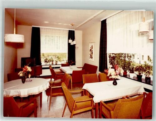 Hachen Krankenhaus Sauerlandklinik Fernsehraum Foto Original aus Archiv eines Ansichtskartenverlags Ort handschriftlich