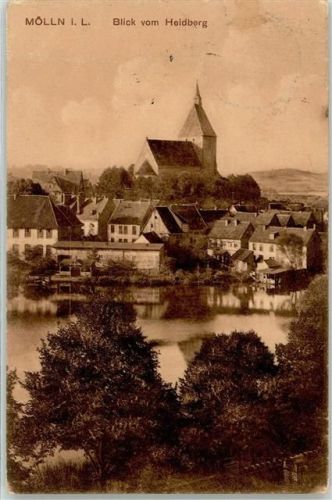 Mölln 1912 Blick vom Heidberg