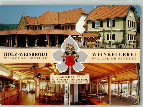 Weisenheim Gasthaus Weinkellerei Holu-Weisbrodt Wappen