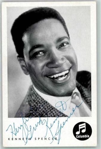Kenneth Spencer Autogramm origin. Unterschrift