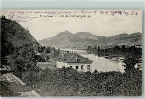 53424 W5480 Nonnenwerth , Insel - 1914 Siebengebirge