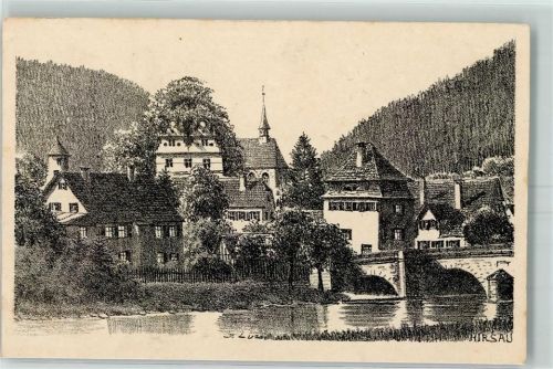 Hirsau Stadtpartie Brücke