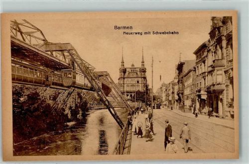 Elberfeld Neuerweg Barmen Kind Hut Straßenbahn