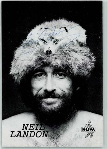 Neil Landon Autogramm origin. Unterschrift