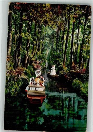 Lübbenau 1917 Tracht Spreewald Feldpost WK I