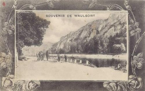 Hastiere - Hastière (Belgien) Leporello Souvernir de Waulsort I-II (fleckig VS/RS, Ecken abgestossen)