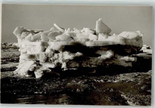 Langeoog 1961 Eisschollen Winter