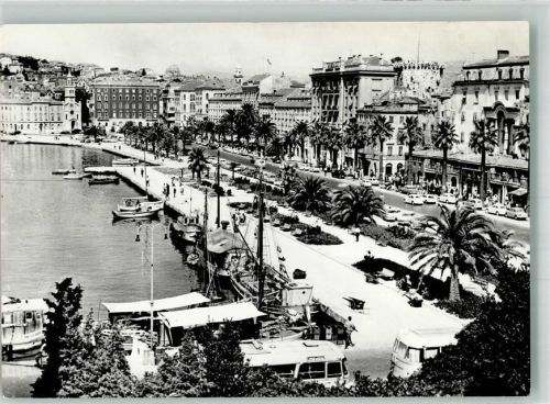 Split 1965 Hafen Straße Auto Geschäft