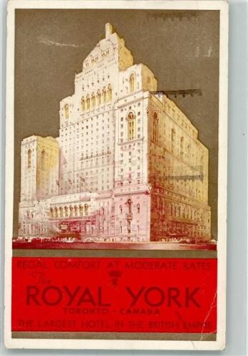 Toronto 1955 Hotel Royal York Luftpost