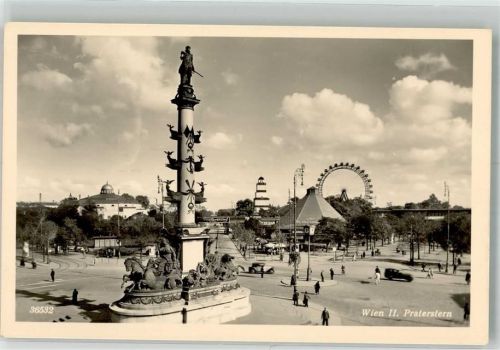 Wien Denkmal Tegetthof Praterstern Riesenrad