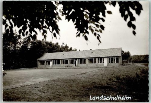 Groß Berkel Landschulheim Foto Original aus Archiv eines Ansichtskartenverlages Ort handschriftlich