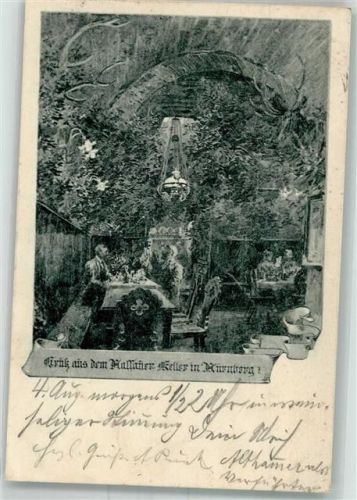 Nürnberg 1899 Gasthaus Nassauer Keller