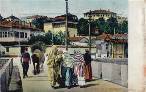 Sarajevo - Sarajevo (Bosnien Herzegowina) Leporello II (kleine Einrisse, Ecken abgestossen, fleckig VS/RS)
