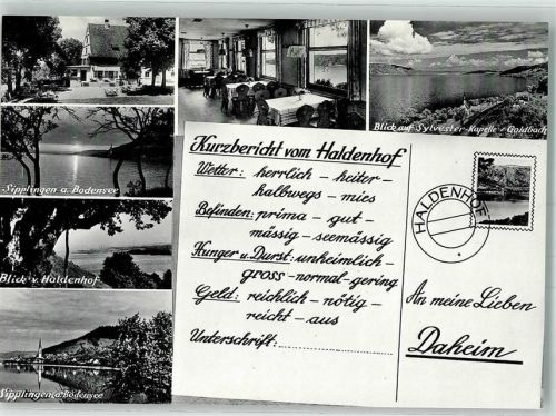 Bonndorf Gasthaus Haldenhof Sipplingen Sylvesterkapelle