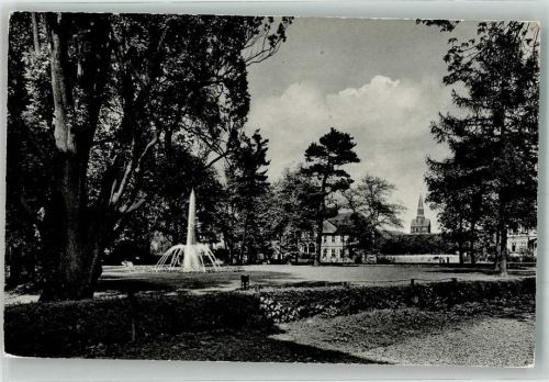 Osterode Kurpark mit Springbrunnen