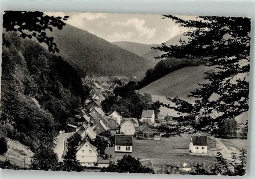 Sieber Panorama des Ortes mit St. Benedictus Kirche Verlag Lederbogen 3421