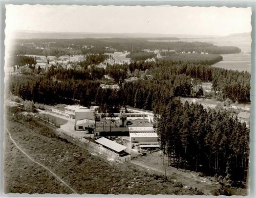Eurasburg Erasburg Ort handschrfitlich Fliegeraufnahme Foto Original aus Archiv eines Ansichtskartenverlages