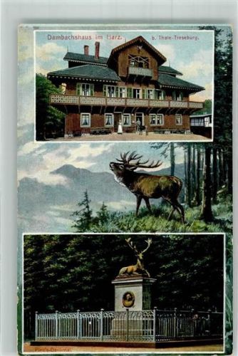 Thale Dambachhaus Hirsche Pfeil´s Denkmal Treseburg