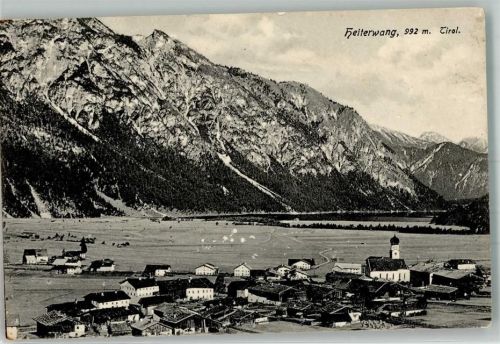 Heiterwang 1909 Panorama des Ortes mit Pfarrkirche Unsere Liebe Frau Mariä Himmelfahrt Fotograf Heimhuber