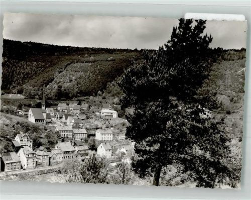 Frankeneck Panorama des Ortes mit Ev. Kirche Foto Original aus Archiv eines Ansichtskartenverlages Ort handschriftlich
