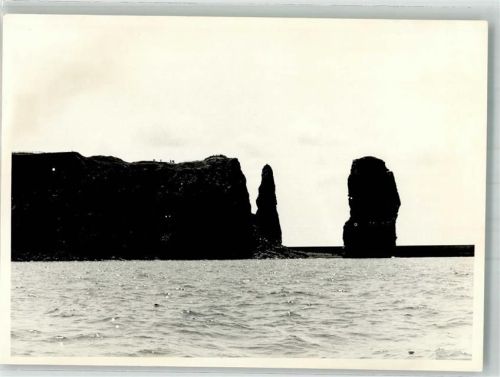 Helgoland Die lange Anna Foto Original aus Archiv eines Ansichtskartenverlages Ort handschriftlich