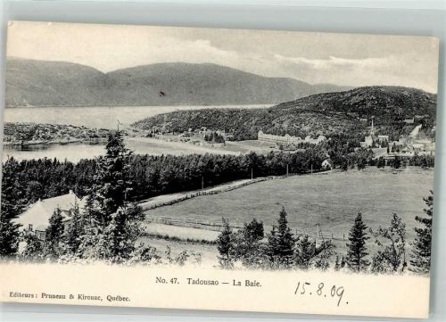 Quebec 1909 Foto AK Tadousao La Baie