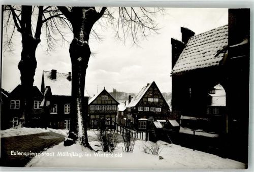 Mölln Eulenspiegelstadt Mölln Stadthäuser Winter