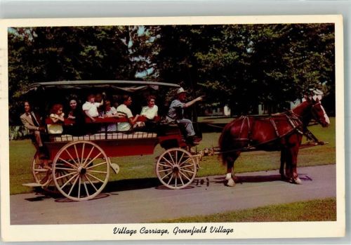 Detroit 1969 Greenfield Village Village Carriage Dearborn