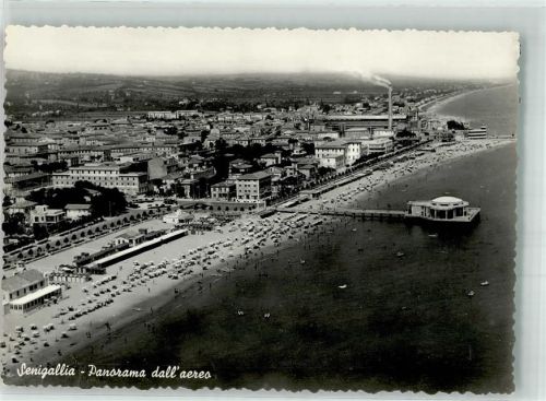 Senigallia Fliegeraufnahme Schwimmbad Strand