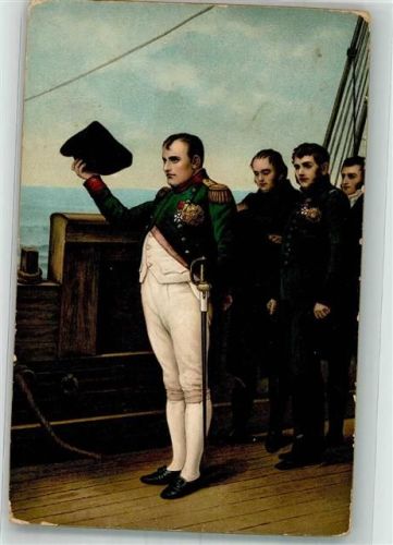 sign. Guillon Napoleon verabschiedet sich an Bord eines Schiffes von Frankreich Stengel & Co. 29924