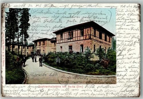 Bad Berka 1907 Krankenhaus Sophienheilstätte