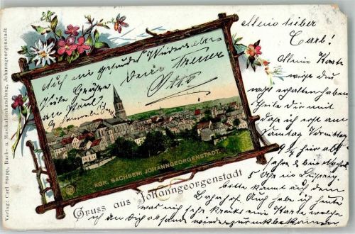 Johanngeorgenstadt 1900 Lithographie