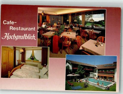 Oberreute Cafe Gasthaus Hochgratblick Schwimmbad