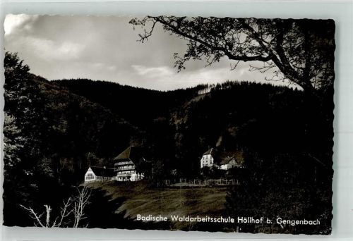 Gengenbach 1961 Badische Waldarbeitsschule Höllhof