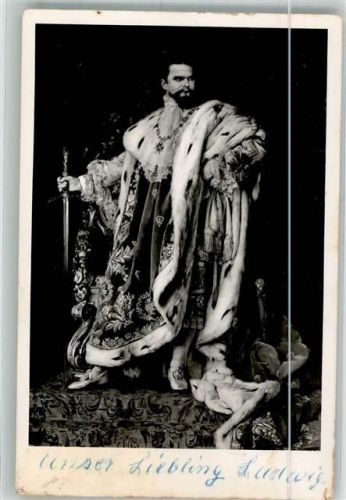 Portrait des Königs im Ornat Verlag Fritz Zierer