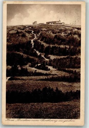 Brocken 1929 Brockenhotel und Brockenturm Verlag Lederbogen Nr. 4