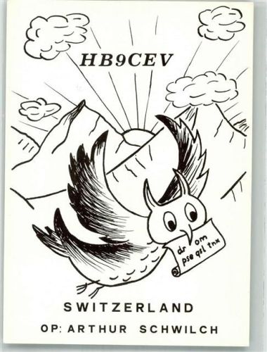 HB 9 CEV Switzerland OP Arthur Schwilch