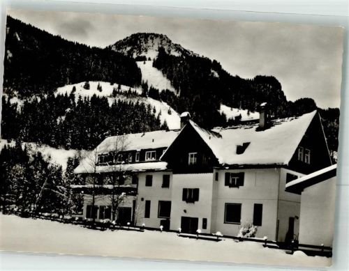 Hindelang 1969 Pension Haus Allgäu