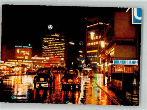 Charlottenburg City bei Nacht mit Europa Center PZB 34